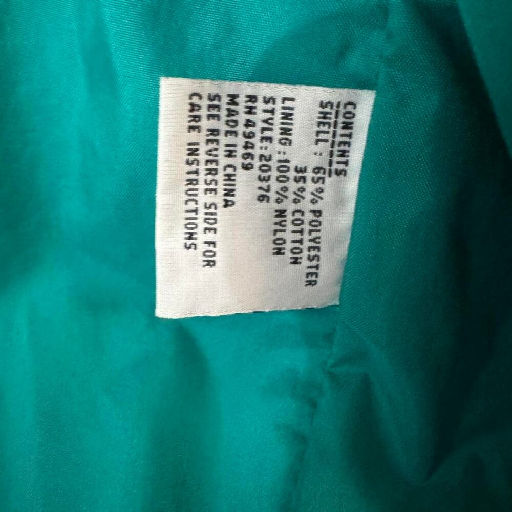 Vintage 80s Colorblock Dopamine Windbreaker Jacket Snow Après ski Teal Purple - Picture 6 of 8